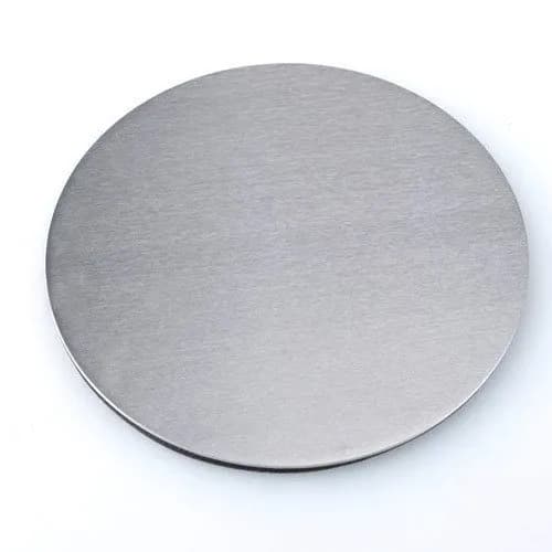 Circular stainless steel component