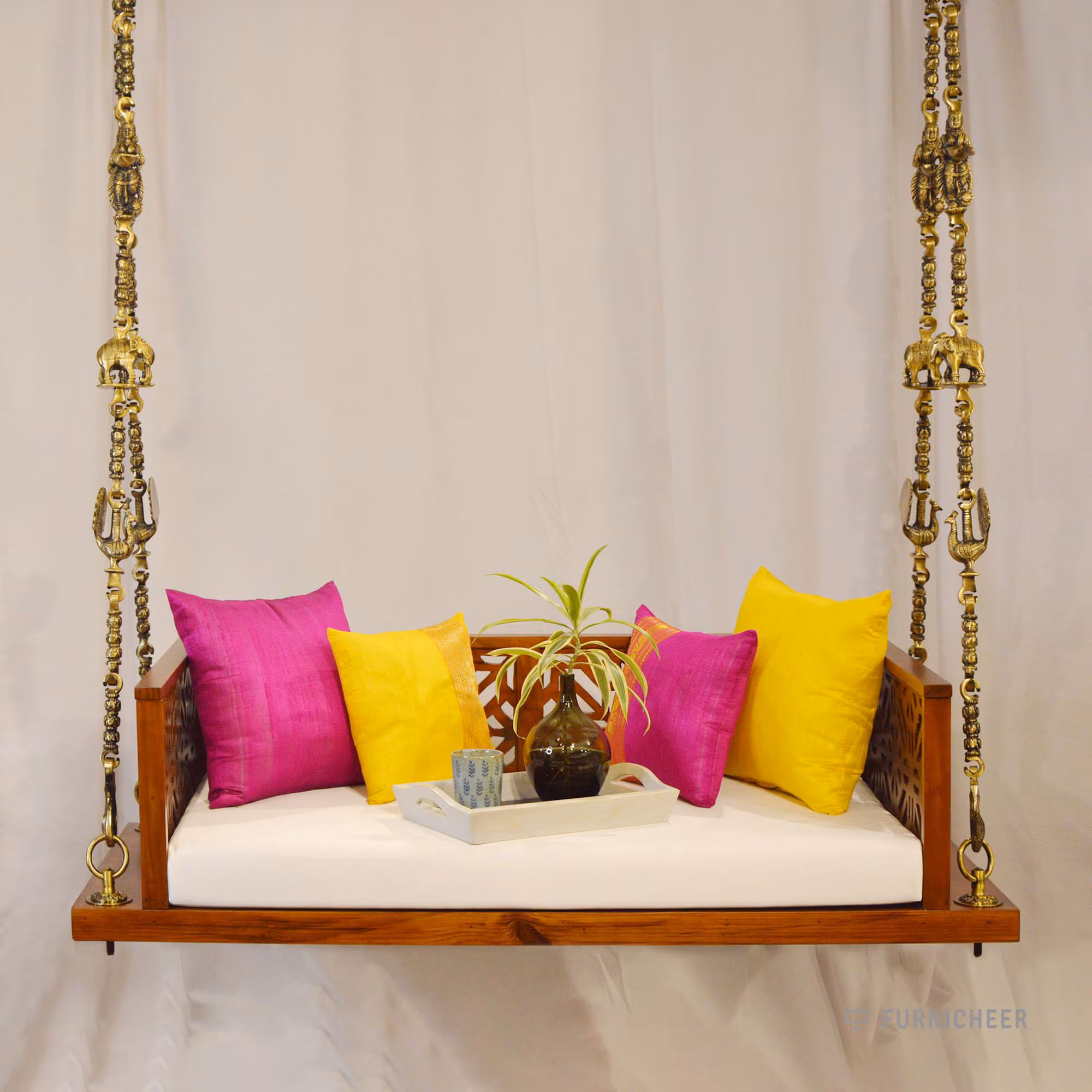 Durable and decorative Brass Jhula Chain for swings and home decor